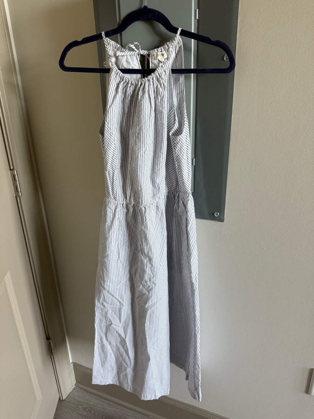 J Crew seersucker dress size 0